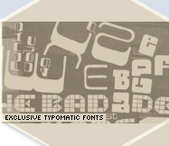 Exclusive Typomatic fonts